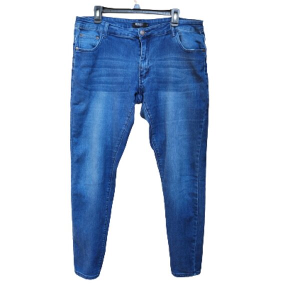 Bee & Ceci Blue Skinny Jeans Medium Wash Cotton Blend Stretch - Picture 1 of 12